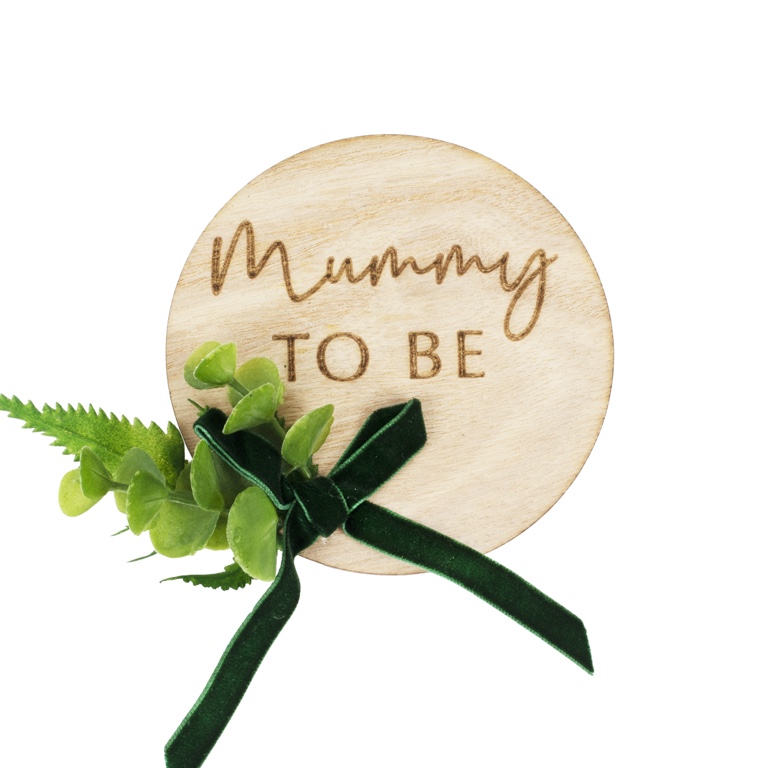 Drevený Odznak - Mummy To Be